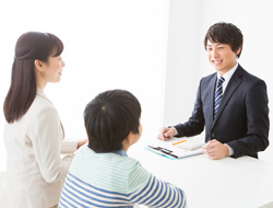 個別学習塾e・days入塾面談風景